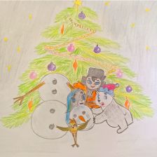 Злата Александровна Климова в конкурсе «Новогодняя ёлка для Умки»