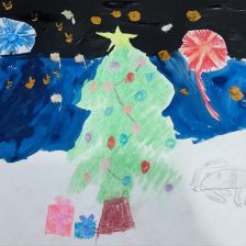 Алёна Коростина в конкурсе «Новогодняя ёлка для Умки»