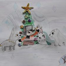 Карина Булатовна Мубаракшина в конкурсе «Новогодняя ёлка для Умки»