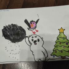 Даниил Андреевич Костин в конкурсе «Новогодняя ёлка для Умки»