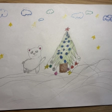 София Евгеньевна Скворцова в конкурсе «Новогодняя ёлка для Умки»