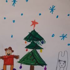 Алина Ушенина в конкурсе «Новогодняя ёлка для Умки»