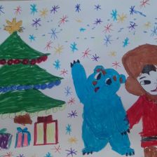 Дим Вадимович Хакимов в конкурсе «Новогодняя ёлка для Умки»