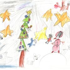 Саша Парецкий в конкурсе «Новогодняя ёлка для Умки»