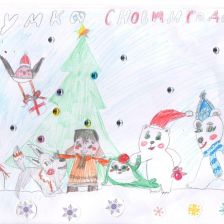 Дарья Берестова в конкурсе «Новогодняя ёлка для Умки»