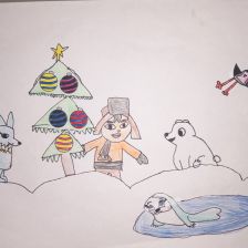 Виктория Александровна Федун в конкурсе «Новогодняя ёлка для Умки»