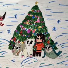 Ульяна Антоновна Ивлева в конкурсе «Новогодняя ёлка для Умки»