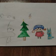 Василиса Максимовна Жакова в конкурсе «Новогодняя ёлка для Умки»