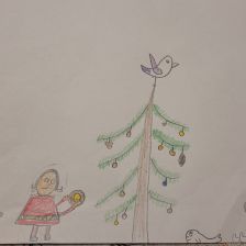 Миша Тарев в конкурсе «Новогодняя ёлка для Умки»