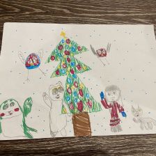 Каролина Дмитриевна Смирнова в конкурсе «Новогодняя ёлка для Умки»