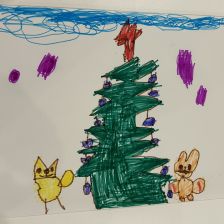 Никита Максимович Остапенко в конкурсе «Новогодняя ёлка для Умки»