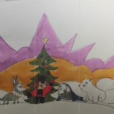 Ксюша Романовна Беликова в конкурсе «Новогодняя ёлка для Умки»