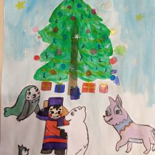 Дмитрий Антонович Селезнев в конкурсе «Новогодняя ёлка для Умки»