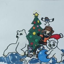 Софья Александровна Бурина в конкурсе «Новогодняя ёлка для Умки»