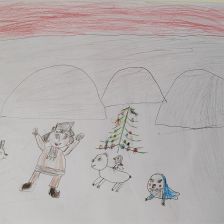 Мелания Молчанова в конкурсе «Новогодняя ёлка для Умки»