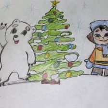 Варвара Михайловна Хорошева в конкурсе «Новогодняя ёлка для Умки»