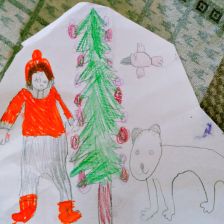 Алина Максимовна Зарифханова в конкурсе «Новогодняя ёлка для Умки»