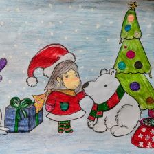 Айзиля Рамисовна Сафина в конкурсе «Новогодняя ёлка для Умки»