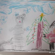 Ксения в конкурсе «Новогодняя ёлка для Умки»