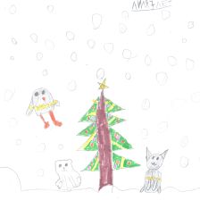 Лиля Пятницкая в конкурсе «Новогодняя ёлка для Умки»