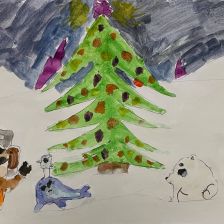 София Антоновна Человечкова в конкурсе «Новогодняя ёлка для Умки»