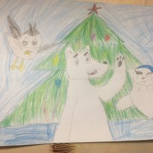 Алиса Александровна Дьяченко в конкурсе «Новогодняя ёлка для Умки»