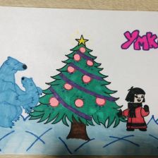 Анастасия Ивановна Гончарова в конкурсе «Новогодняя ёлка для Умки»