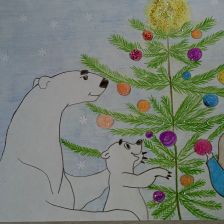 Аглая Алексеевна К в конкурсе «Новогодняя ёлка для Умки»