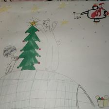 Анастасия Денисовна Чернобровкина в конкурсе «Новогодняя ёлка для Умки»