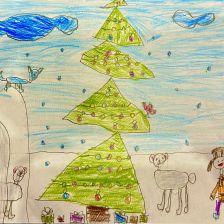 София Павловна Шипулина в конкурсе «Новогодняя ёлка для Умки»