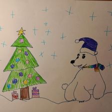 Анна Глебовна Меркулова в конкурсе «Новогодняя ёлка для Умки»