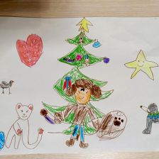 Арина Александровна Захарова в конкурсе «Новогодняя ёлка для Умки»