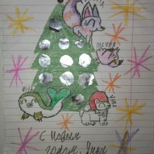 Настя Верина в конкурсе «Новогодняя ёлка для Умки»