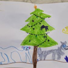 Анастасия Станиславовна Корендясова в конкурсе «Новогодняя ёлка для Умки»