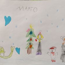 Марго Денисовна Ковалева в конкурсе «Новогодняя ёлка для Умки»