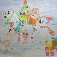 София Сергеевна Попова в конкурсе «Новогодняя ёлка для Умки»