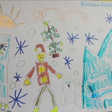 Анастасия Копрова в конкурсе «Новогодняя ёлка для Умки»