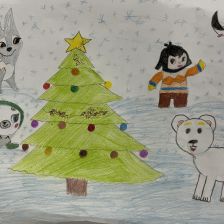 Фатима Шамиловна Абдулманапова в конкурсе «Новогодняя ёлка для Умки»