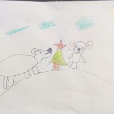 Матвей Александрович Жабин в конкурсе «Новогодняя ёлка для Умки»