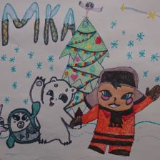 Алина Руслановна Гончарова в конкурсе «Новогодняя ёлка для Умки»