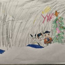 Варвара Ситникова в конкурсе «Новогодняя ёлка для Умки»