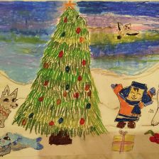 Злата Андреевна Несмеянова в конкурсе «Новогодняя ёлка для Умки»