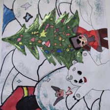 Полина Александровна Потехина в конкурсе «Новогодняя ёлка для Умки»