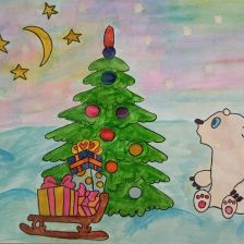 Юстина Миллер в конкурсе «Новогодняя ёлка для Умки»