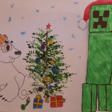 Сергей Денисович Злобин в конкурсе «Новогодняя ёлка для Умки»