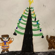 Мирон Чуваев в конкурсе «Новогодняя ёлка для Умки»