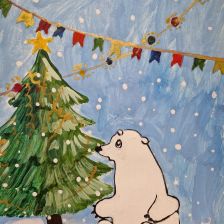 Анастасия Алексеевна Кручинина в конкурсе «Новогодняя ёлка для Умки»