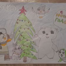 Амина Рахматова в конкурсе «Новогодняя ёлка для Умки»