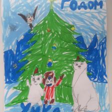 Саша Олегович Никитин в конкурсе «Новогодняя ёлка для Умки»