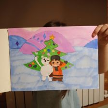 Элис Топуксёкер в конкурсе «Новогодняя ёлка для Умки»